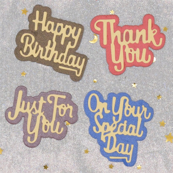 New Letter Set Cutting Dies Words Metal Embossing Dies for DIY Scrapbooking Album Paper Cards Making Craft