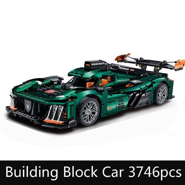 New 3746pcs Super Sport Racing Model Building Block Car Educational Assembly Brick Toy Children Boy Gift