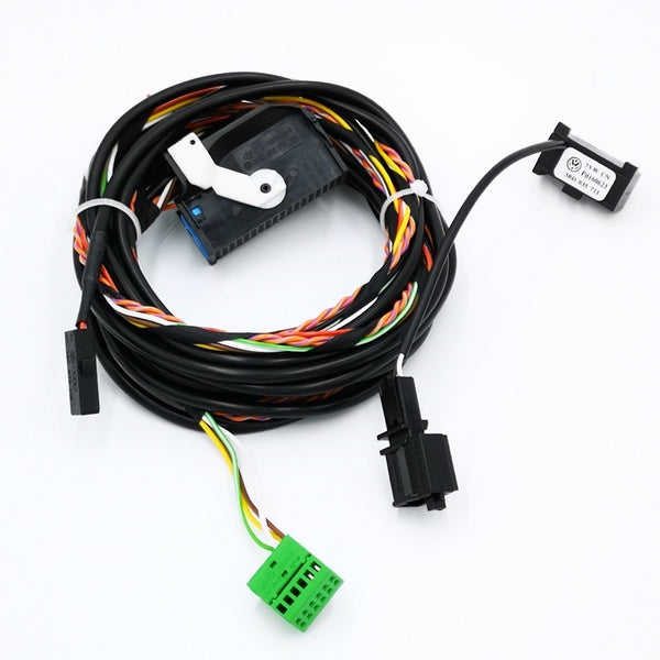Câbles de faisceau de câbles Bluetooth + Microphone RCD510 RNS510 pour VW Tiguan GOLF GTI Jetta Passat CC