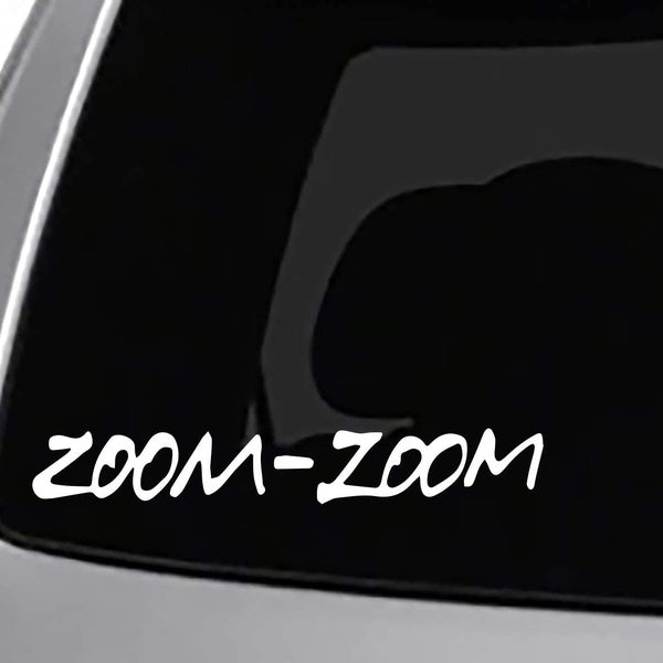 2PCS - set Seek Racing Zoom Zoom Decal CAR Truck Window Sticker JDM Turbo Miata