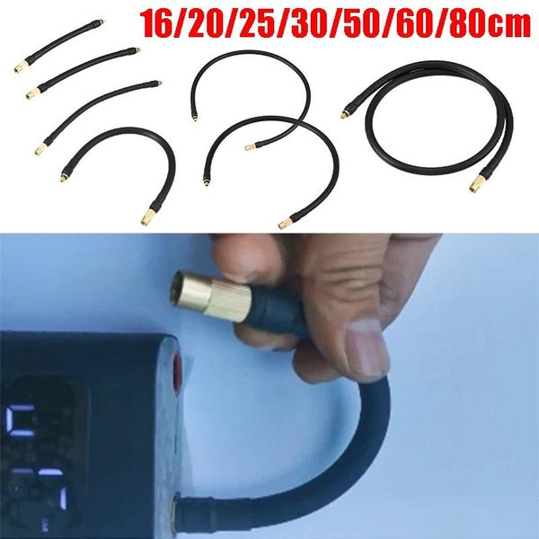 Adaptateur de Tube d'extension de pompe gonflable 16-20-25-30-50-60-80 cm, connecteur universel de gonfleur d'air de pneu, tuyau de pompe à air pour