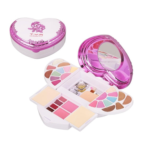 TYA-T5069 Makeup Case Set Kit-Ultimate Color Combination-Holiday Gift Set Cosmetics Eye Shadow Lip Gloss Blush Combo Palette
