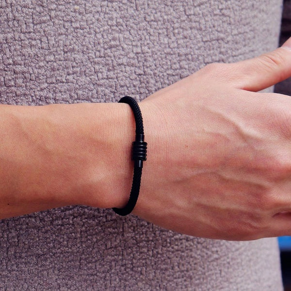 2022 chanceux corde Bracelet homme femmes attirer magnétique Couple Braclet minimaliste Yoga charme Braslet voyage Brazalete cadeau pour amoureux