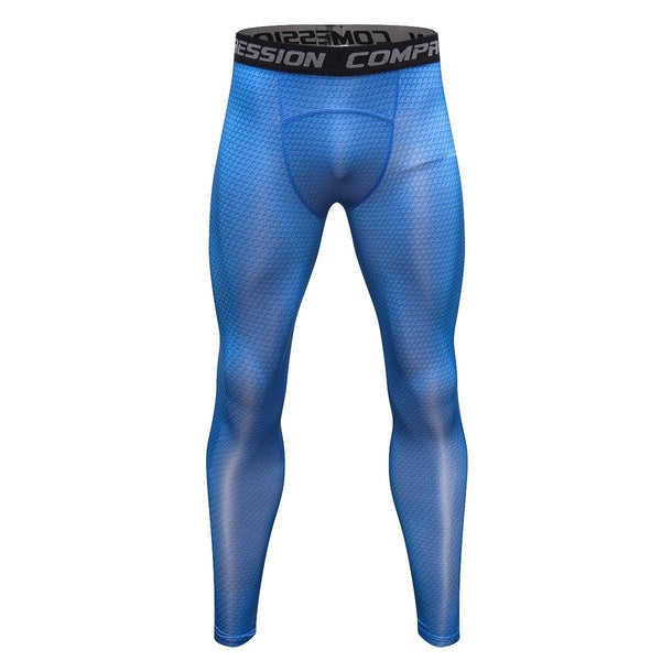 Men Gym Training Leggings Fast Dry Sweatpants New Fashion Underlayer Sports Leggings