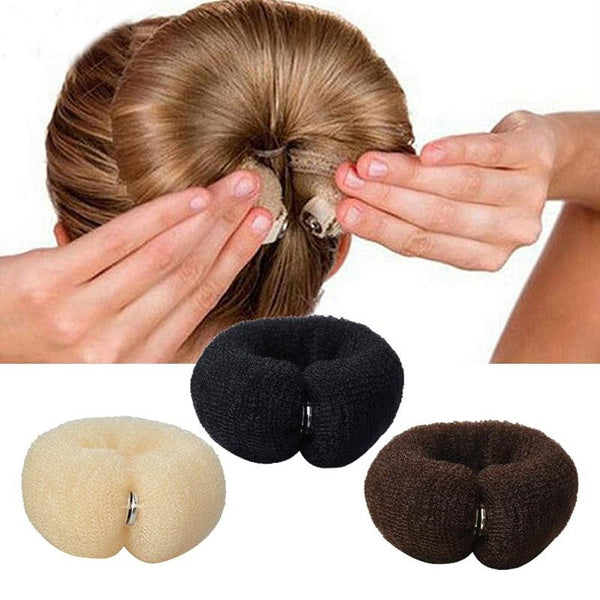 Fashion Hair Bun Maker Donut Magic Foam Sponge Easy Big Ring Hair Styling Tools Hairstyle Hair Accessories For Girls Women