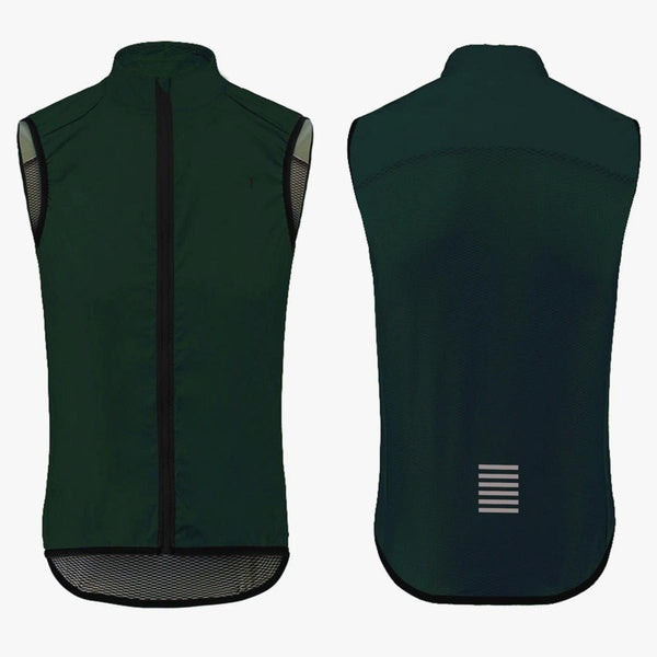 Men Jerseys Windproof Waterproof Lightweight Cycling Sleeveless Jacket Mtb Bike Uniform Bicycle Jersey Clothing Vest