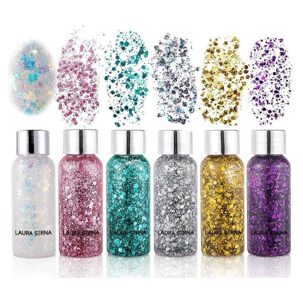 Eye Glitter Nail Hair Body Face Stickers Gel Art Loose Sequins Cream Diamond Jewels Rhinestones Makeup Decoration Party Festival