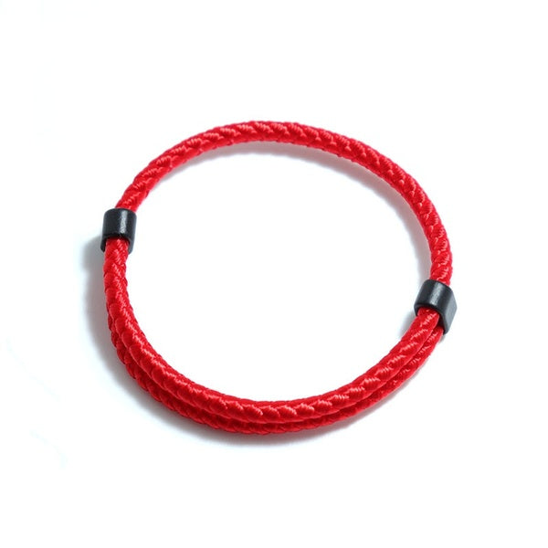Red Knot Rope Adjustable Bracelet Charms Hand Made Thread Men Women Lucky Braslet For Men Women Armband Jewelry Pulseras