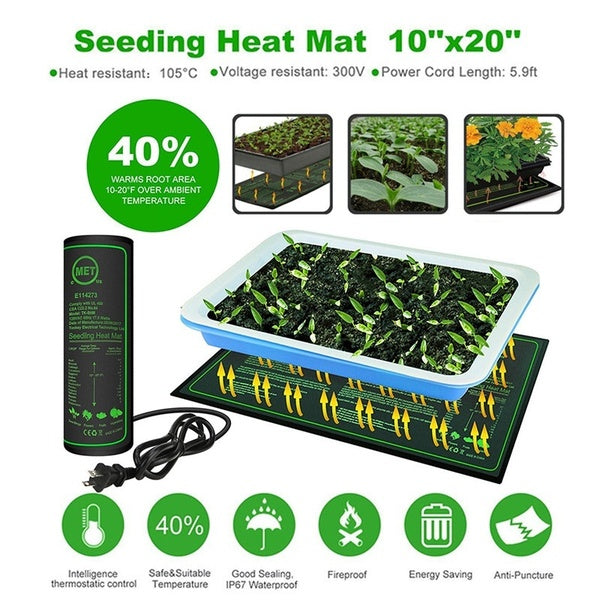 Waterproof Seedling Heat Mat Seed Starter Pad Germination Propagation