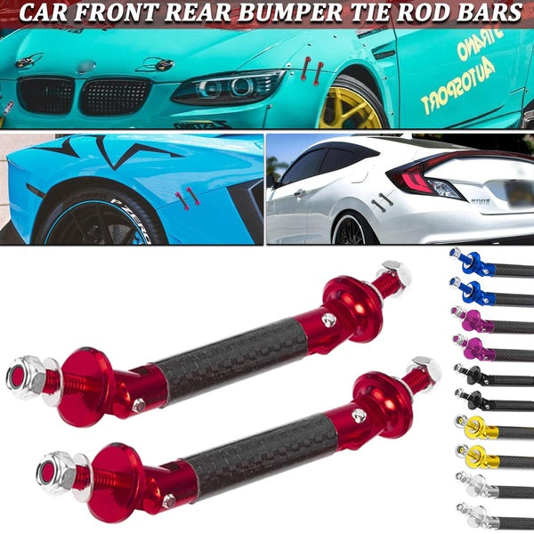 Front Rear Adjustable Reinforce Bumper Trunk Splitter Fastener hood Fender Lock Tie Rod Bar Fender Clip Decoration Universal For Car Multi-color