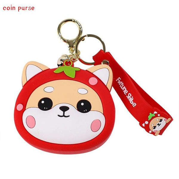 Silicone Coin Purse Cute Earphone Lipstick Bag Kids and Ladies' Gifts