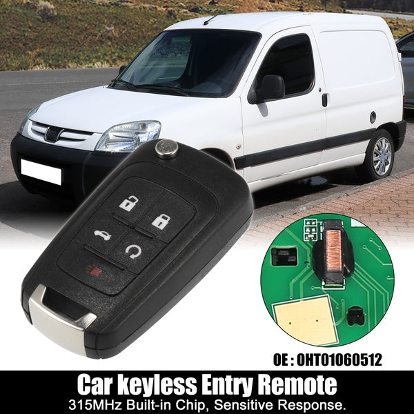 Replacement Keyless Entry Remote Car Key Fob 315MHz 46 Chip OHT0106051 for Buick Lacrosse Regal 2012-2016 for Chevy Cruze Malibu Camaro Sonic Impala
