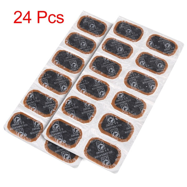 24Pcs Universal Tyre Puncture Patches Patch Tire Repair Tool 32 x 50mm for Car Bicycle