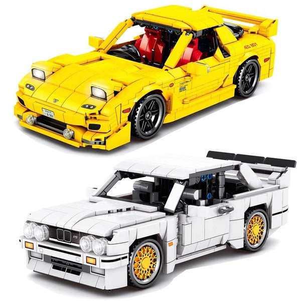 New 8304 8305 Super Sport Racing Car Model Building Block Brick Assembly Toy Childrens Christmas Gift