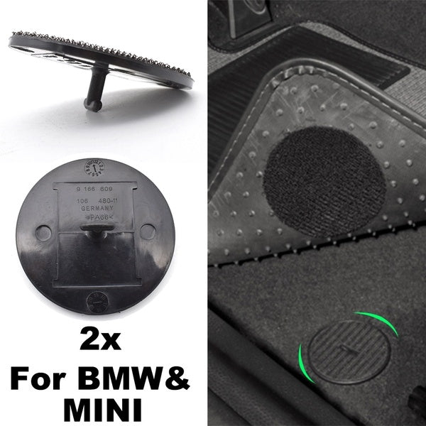 Car Carpet Floor Mat Clips Turn Twist Lock For BMW E32 E36 E46 E38 E39 07149166609 Holders Fixing Grips Buckles Clamps Mini