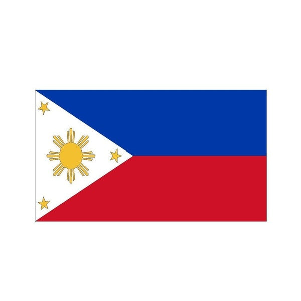 13.9CM*7.8CM Car Sticker Philippines Flag Helmet Decal 6-0756