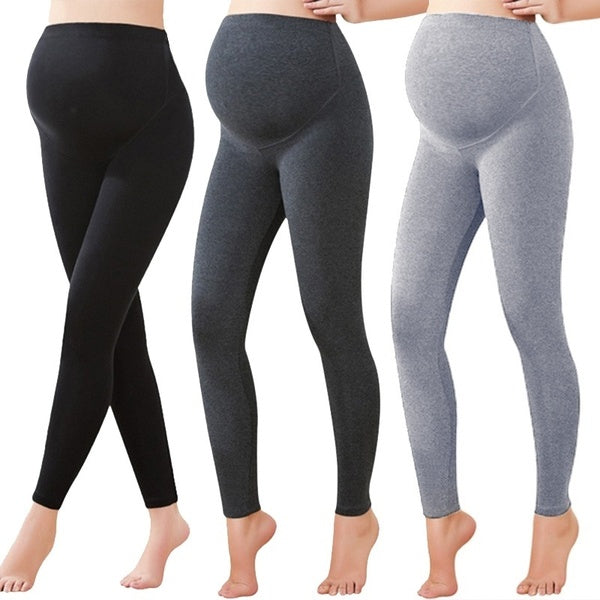2020 automne et hiver femmes enceintes Slim Leggings décontracté maternité couleur unie taille haute pantalon grossesse crayon pantalon vêtements