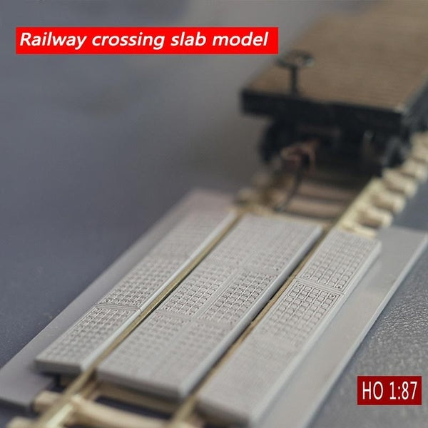 HO 1:87 Scale Railway Track Material Accessories Model Train Crossing Plate Diorama Kits Matron Inn
