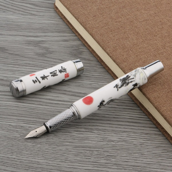 Stationery Classic Gift Sheep Painting Porcelain Iridium M Nib Fountain pen