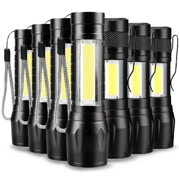 Mini Flashlight Usb Rechargeable Led Bulbs Flashlights Adjustable Zoom Q5 Flash Light Torch Lantern 3 Lighting Lamp Beads LED Torchlight Flashlight f