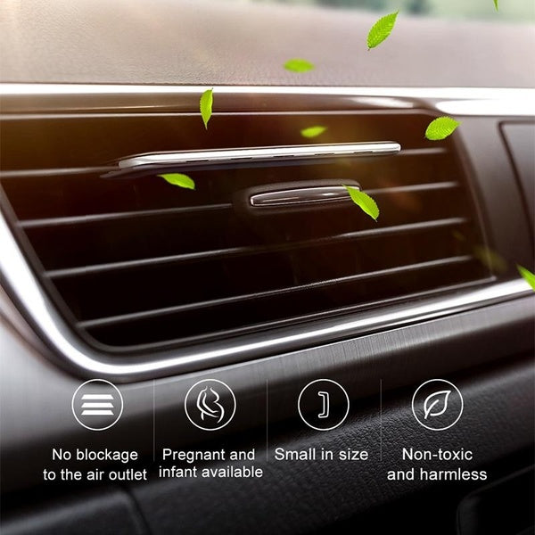 Car Air Freshener with 6pcs Solid Perfume Smell In The Car Styling Air Vent Perfume Parfum Flavoring for Auto Interior Accessorie Air Freshener