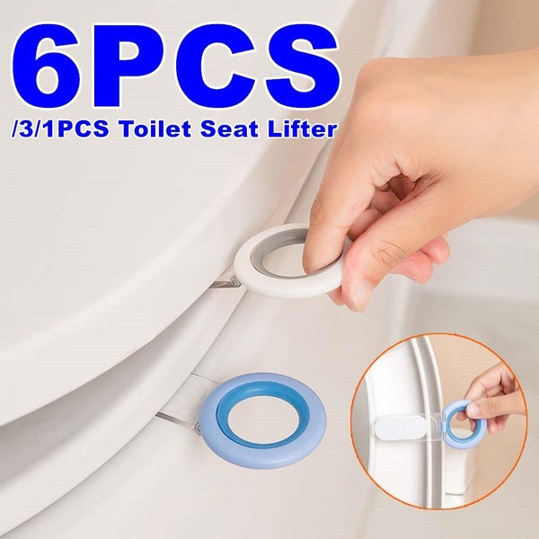 6-3-1pcs Lifting Toilet Seat Tool Toilet Lid Lifter Device Sanitary Closestool Seat Cover Home Bathroom Toilet Accessories