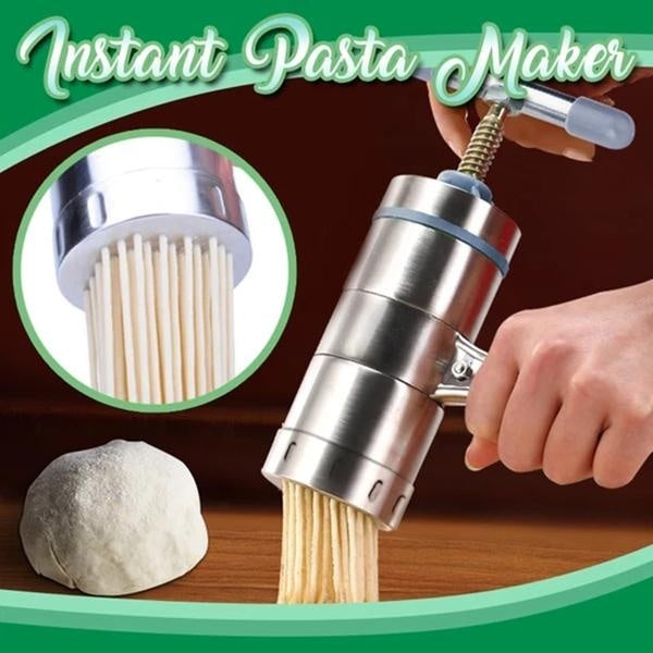 Instant Pasta Maker Stainless Steel Manual Maker Press Pasta Machine Kitchenware