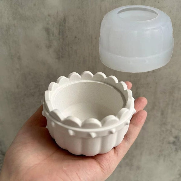 DIY Crystal Epoxy Resin Mold Flowerpot Casting Silicone Mould Plaster Molds Handmade Home Decorations Craft Making Tools