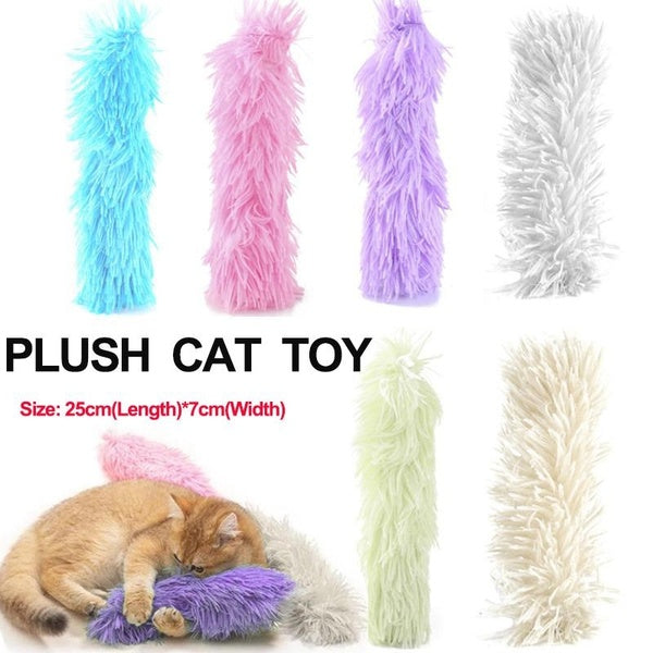 Cute Cat Plush Cat Toys for Indoor Cats Interactive Cat Catnip Toys Teething Chew Toys Cat Toys Cuddly Pillow Rattles Paper