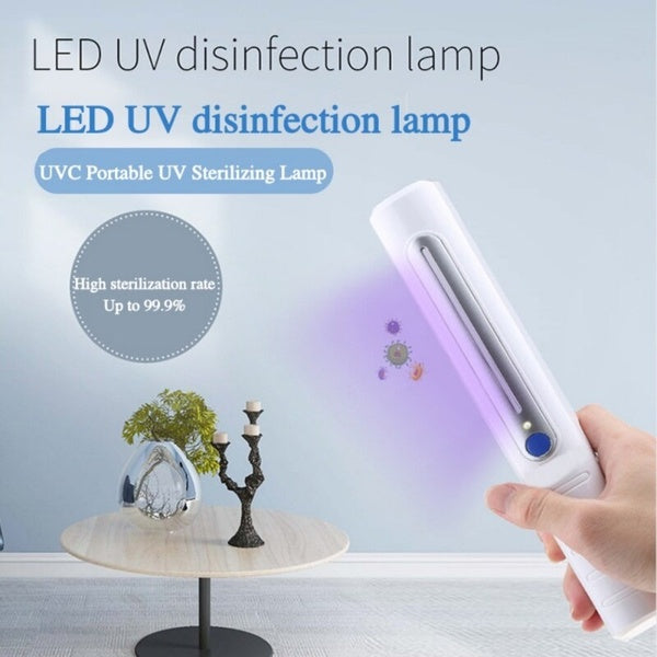 Lampe de désinfection ultraviolette Stérilisation Stérilisation domestique Led Antivirus Artifact Handheld Underwear Bâton de désinfection
