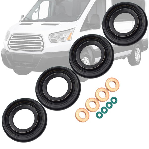 FUEL INJECTOR SEAL + WASHER + O RING SET FOR FORD TRANSIT MK6 MK7 PEUGEOT BOXER LAND ROVER DEFENDER CITROEN RELAY FIAT DUCATO