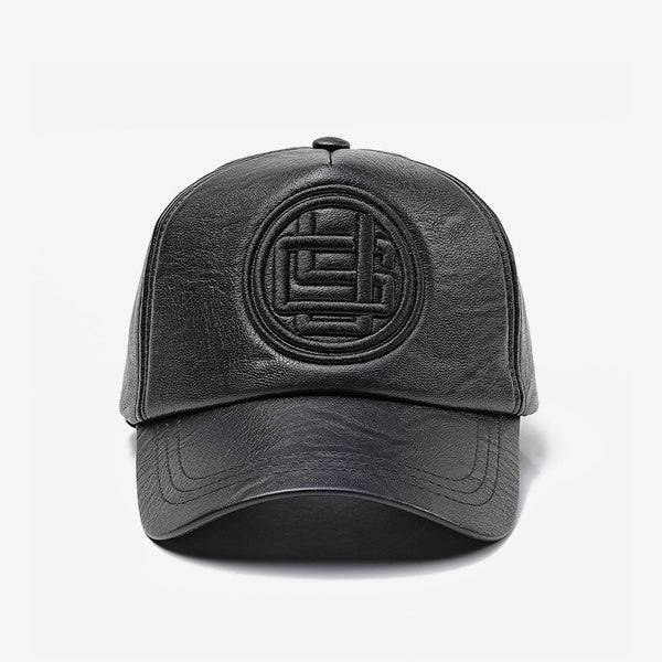 Nouveau automne hiver cuir casquette de Baseball Faux cuir hiver chapeau Snap Back chapeau pour hommes décontracté casquette chapeau mode haute quali