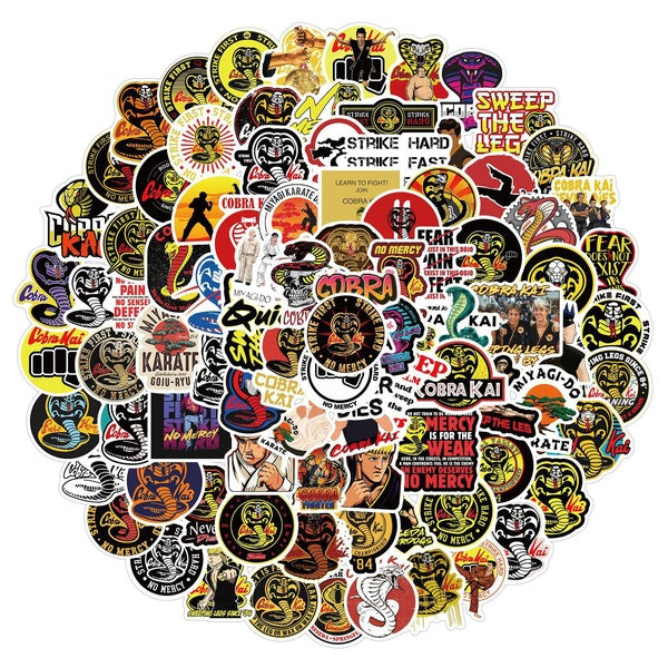 Cobra Kai graffiti sticker Decals (15-50 Pcs-set)