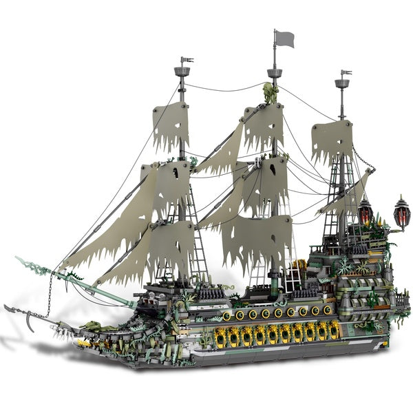 New 5865pcs Pirate Ship Model Building Block Brick Educational Assembly Toy Children Boy Gift