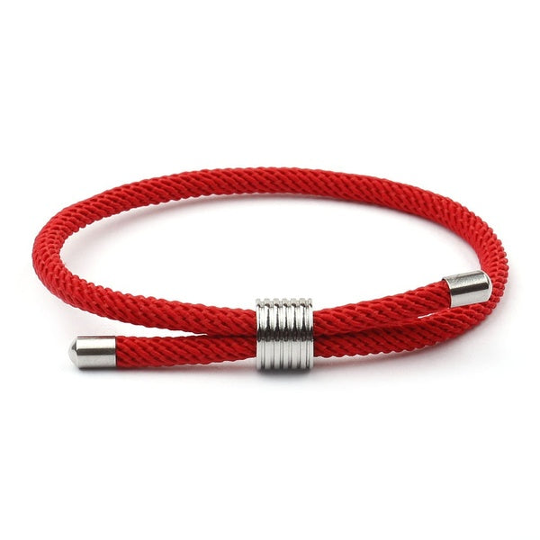 Lucky Braided Rope Bracelet For Women Men Minimalist Adjustable Red Braslet Yoga Prayer Jewelry Umbrella Thread Braclet