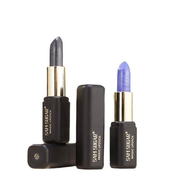 Cosmetics Makeup SAM SUGAR Pearl Color Changing Lipstick Mist Velvet Moisturizing Balm Lip Gloss