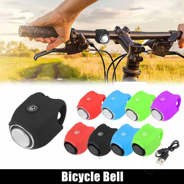 Electric Bike Bell Cycling Bells Horn Loud Bicycle Horns Silicone for Mountain Bike Road Bike