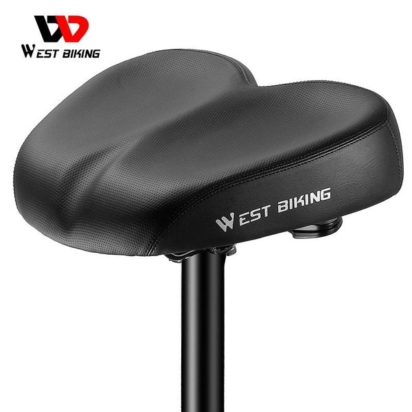 WEST BIKING - selle de vélo ergonomique, coussin doux et épais, pour équitation longue Distance, vélo électrique, Scooter, siège de cyclisme conforta