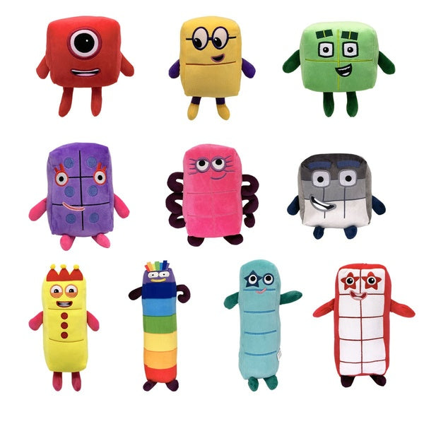 2022 Numberblocks Plush Toys Number Stuffed Dolls Movie TV Series Cartoon Educational Toy Children Gift