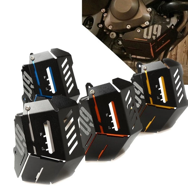For MT-09 FZ-09 MT FZ 09 MT09 FZ 09 2014 2015 2016 CNC Radiator Guard Coolant Recovery Tank Shielding Engine Cover