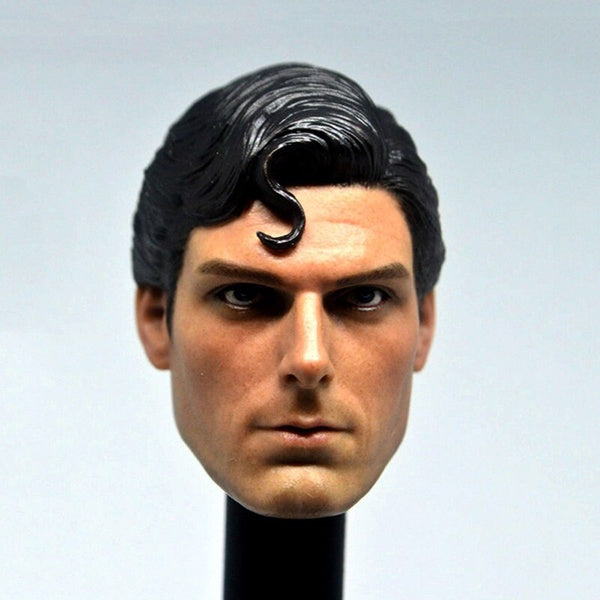 1-6 Scale Head Sculpt Classic Male Head Carving Model Fit 12" Action Figure Body