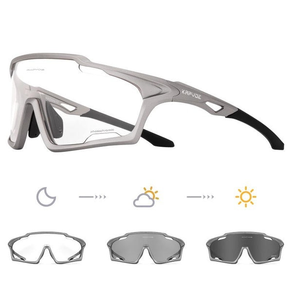 Photochromic Sunglasses for Men Cycling Glasses Women Outdoor Sports Bicycle Goggles UV400 MTB Road Bike Eyewear
