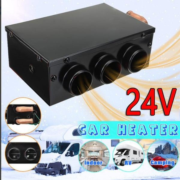 12-24V 2000W Car Diesels Air Heater Auto Heating Defroster Demister 3 Outlet for RV Motorhome Trailer Trucks Boat