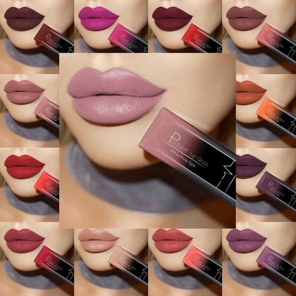17 Colors Matte Velvet Waterproof Liquid Lipstick