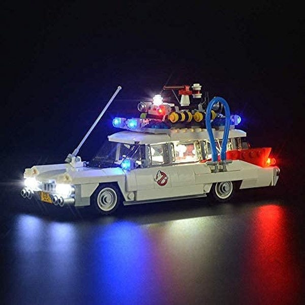 USB Light Kit for Lego 21108 Ghostbusters Ecto-1 Brick Building Blocks-(Not Included Lego Model)