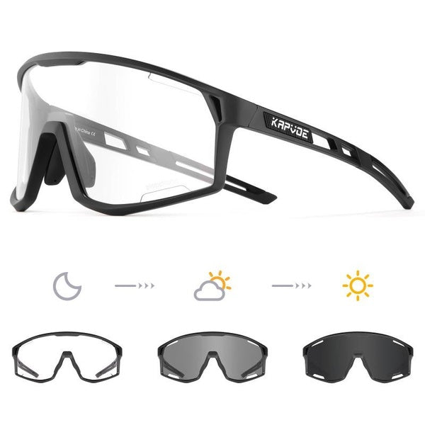 Photochromic Glasses UV400 Cycling Sunglasses Sports Bicycle Eyewear Outdoor Bike Goggles MTB Sunglasses