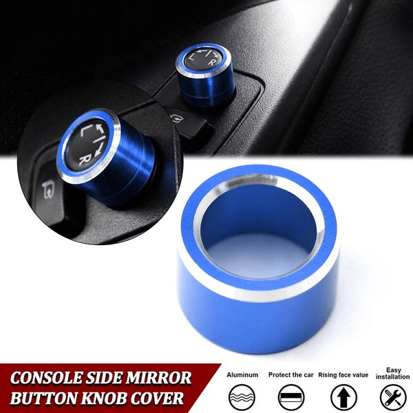 Pour Subaru Impreza Forester XV Crosstrek WRX STi Aluminium L-R Rétroviseur Sidemirror Commutateur Ajusteur Bouton Couverture Autocollant Superpositi