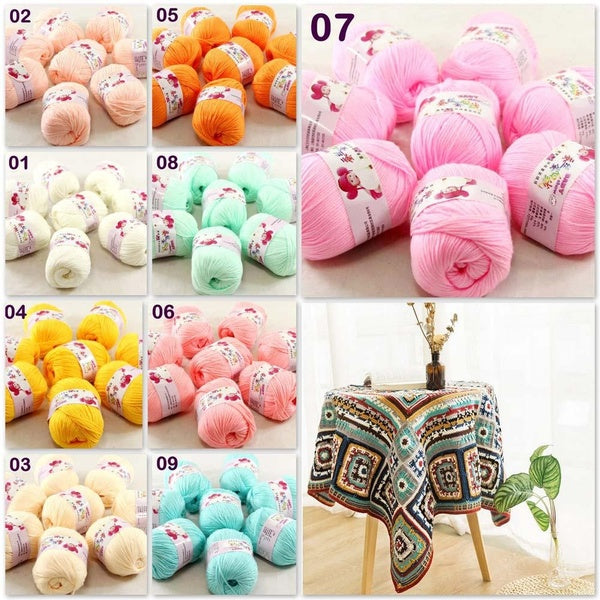 Sale new 8ballsX50g Baby Cashmere Silk Wool Children hand knitting Yarn Professional sales of yarn, please pay attention to the store can have more