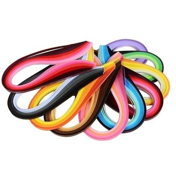 Quilling Paper Strips Set Precision Cut Paper Great for Diy Home Decoration, Birthday Giftpaper Quilling Tools