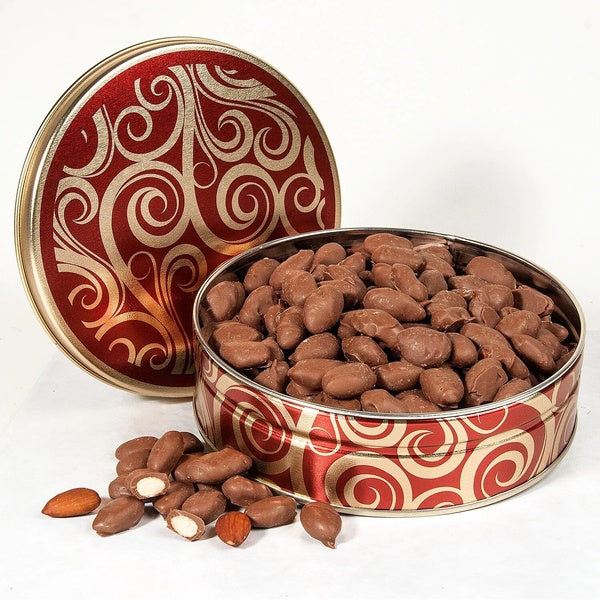 Chocolate Covered Almonds Gift Tin (15 oz)